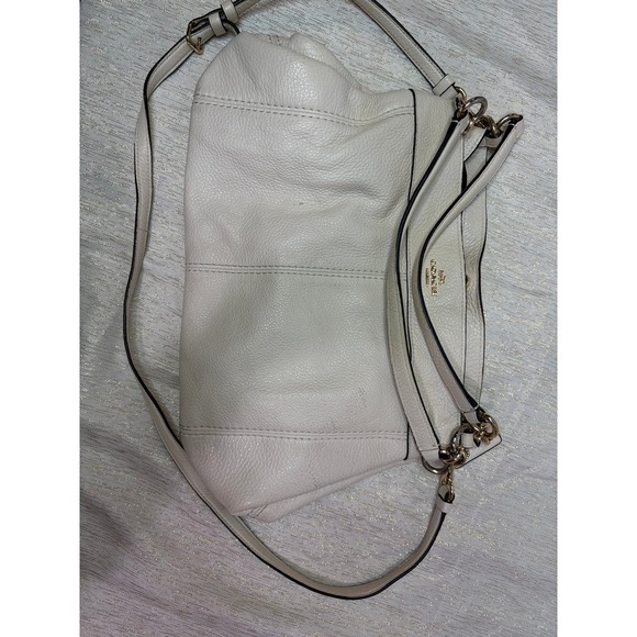 Off white vintage Lexi shoulder coach bag purse - Picture 9 of 9
